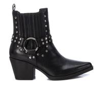 XTI - Botas Camperas Mujer Negro - Calzado Cómodo y Versátil - Moda casual - Modelo 14344402 (Talla 38)