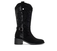 XTI - Botas Camperas Mujer Negro - Calzado Cómodo y Versátil - Moda casual - Modelo 14432103 (Talla 41)