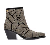 XTI - Botas Camperas Mujer Oro - Calzado Cómodo y Versátil - Moda casual - Modelo 14467001 (Talla 38)