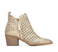 XTI - Botas Camperas Mujer Oro - Calzado Cómodo y Versátil - Moda casual - Modelo 14526704 (Talla 40)