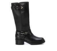 XTI - Botas Moteras Mujer Negro - Calzado Cómodo y Versátil - Moda casual - Modelo 14299701 (Talla 41)