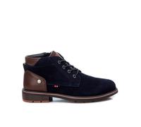 Xti Botín caballero serraje con cierre de cremallera. Azul marino 46