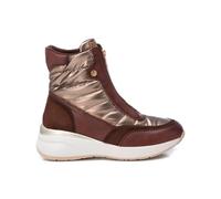 Xti Botín deportivo señora con cremallera. Marrón 39