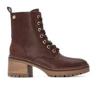 XTI - Botín Militar Mujer Marron - Calzado Cómodo y Versátil - Moda casual - Modelo 14445401 (Talla 40)