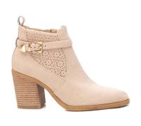 XTI - Botín Mujer Beige - Calzado Cómodo y Versátil - Moda casual - Modelo 14388301 (Talla 39)
