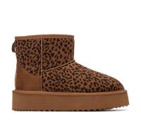 XTI - Botín Mujer Leopardo - Calzado Cómodo y Versátil - Moda casual - Modelo 14444101 (Talla 41)
