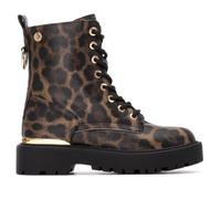 XTI - Botín Niña Leopardo - Calzado Cómodo y Versátil - Moda casual - Modelo 15134301 (Talla 32)