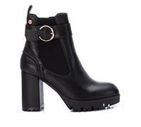 XTI Botines con Hebilla -Altura tacón 9cm- Negro