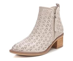 XTI | Botines de Tacón XTI para Mujer - Botines Camperos en Color Hielo - Botines cowboy con Cierre de Cremallera - Estilo Casual - Cómodos - De Alta Calidad - Modelo 142255