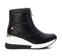 XTI Botines Deportivos con cuña Negro -Altura cuña 6cm-