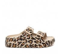 XTI - Chancla Mujer Leopardo - Calzado Cómodo y Versátil - Moda casual - Modelo 14255011 (Talla 38)