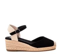 XTI - Alpargatas Mujer Negro - Calzado Cómodo y Versátil - Moda casual - Modelo 14410404 (Talla 38)