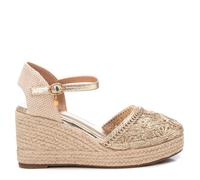 XTI - Alpargatas Mujer Oro - Calzado Cómodo y Versátil - Moda casual - Modelo 14397401 (Talla 37)