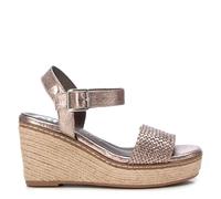 XTI - Sandalia Mujer Plomo - Calzado Cómodo y Versátil - Moda casual - Modelo 14382802 (Talla 39)