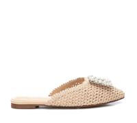 XTI - Mocasín Destalonado Mujer Beige - Calzado Cómodo y Versátil - Moda Casual - Modelo 14268201 (Talla 36)