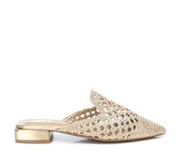 XTI - Mocasín Destalonado Mujer Oro - Calzado Cómodo y Versátil - Moda Casual - Modelo 14379501 (Talla 38)