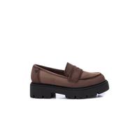 XTI - Mocasines Mujer Taupe - Calzado Cómodo y Versátil - Moda Casual - Modelo 14211801 (Talla 40)