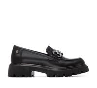 XTI - Mocasines Mujer Negro - Calzado Cómodo y Versátil - Moda Casual - Modelo 14441802 (Talla 39)