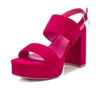 XTI - Sandalia cierre de hebilla para mujer, color: morado, talla: 36