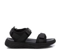 XTI - Sandalia Hombre Negro - Calzado Cómodo y Versátil - Moda casual - Modelo 14376901 (Talla 44)
