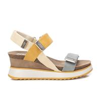 XTI - Sandalia Mujer Amarillo - Calzado Cómodo y Versátil - Moda casual - Modelo 14282201 (Talla 39)