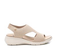 XTI - Sandalia Mujer Beige - Calzado Cómodo y Versátil - Moda casual - Modelo 14273705 (Talla 39)