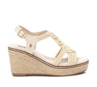 XTI - Sandalia Mujer Beige - Calzado Cómodo y Versátil - Moda casual - Modelo 14275302 (Talla 39)