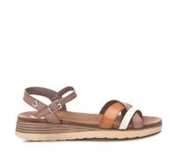 XTI - Sandalia Mujer Beige - Calzado Cómodo y Versátil - Moda casual - Modelo 14284801 (Talla 39)