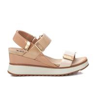XTI - Sandalia Mujer Beige - Calzado Cómodo y Versátil - Moda casual - Modelo 14384705 (Talla 39)