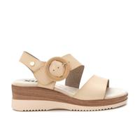 XTI - Sandalia Mujer Beige - Calzado Cómodo y Versátil - Moda casual - Modelo 14394402 (Talla 39)