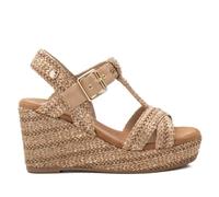 XTI - Sandalia Mujer Camel - Calzado Cómodo y Versátil - Moda casual - Modelo 14383302 (Talla 40)