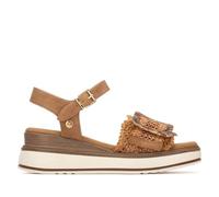 XTI - Sandalia Mujer Camel - Calzado Cómodo y Versátil - Moda casual - Modelo 14524001 (Talla 37)