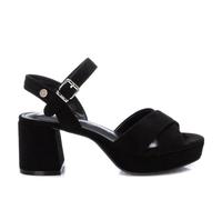 XTI - Sandalia Mujer Negro - Calzado Cómodo y Versátil - Moda casual - Modelo 14235905 (Talla 39)
