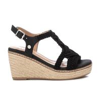 XTI - Sandalia Mujer Negro - Calzado Cómodo y Versátil - Moda casual - Modelo 14283402 (Talla 38)