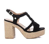 XTI - Sandalia Mujer Negro - Calzado Cómodo y Versátil - Moda casual - Modelo 14283906 (Talla 40)
