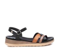 XTI - Sandalia Mujer Negro - Calzado Cómodo y Versátil - Moda casual - Modelo 14284806 (Talla 39)
