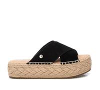 XTI - Sandalia Mujer Negro - Calzado Cómodo y Versátil - Moda casual - Modelo 14364003 (Talla 39)