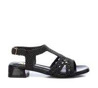 XTI - Sandalia Mujer Negro - Calzado Cómodo y Versátil - Moda casual - Modelo 14381303 (Talla 38)