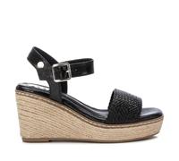 XTI - Sandalia Mujer Negro - Calzado Cómodo y Versátil - Moda casual - Modelo 14382803 (Talla 38)
