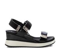 XTI - Sandalia Mujer Negro - Calzado Cómodo y Versátil - Moda casual - Modelo 14384704 (Talla 40)