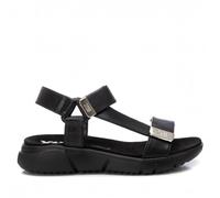 XTI - Sandalia Mujer Negro - Calzado Cómodo y Versátil - Moda casual - Modelo 14411204 (Talla 37)