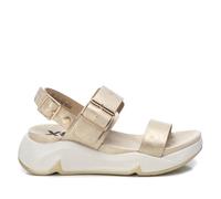 XTI - Sandalia Mujer Oro - Calzado Cómodo y Versátil - Moda casual - Modelo 14273803 (Talla 37)