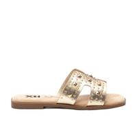 XTI - Sandalia Mujer Oro - Calzado Cómodo y Versátil - Moda casual - Modelo 14401603 (Talla 37)