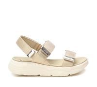 XTI - Sandalia Mujer Oro - Calzado Cómodo y Versátil - Moda casual - Modelo 14407309 (Talla 39)