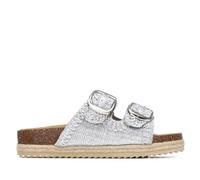 XTI - Sandalia Mujer Plata - Calzado Cómodo y Versátil - Moda casual - Modelo 14507203 (Talla 40)