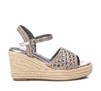 XTI - Sandalia Mujer Plomo - Calzado Cómodo y Versátil - Moda casual - Modelo 14274702 (Talla 38)