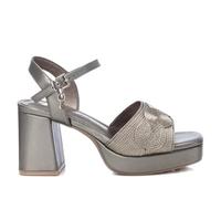 XTI - Sandalia Mujer Plomo - Calzado Cómodo y Versátil - Moda casual - Modelo 14284502 (Talla 38)