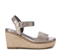 XTI - Sandalia Mujer Plomo - Calzado Cómodo y Versátil - Moda casual - Modelo 14382802 (Talla 39)