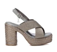 XTI - Sandalia Mujer Plomo - Calzado Cómodo y Versátil - Moda casual - Modelo 14406303 (Talla 39)