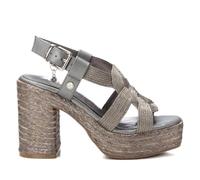 XTI - Sandalia Mujer Plomo - Calzado Cómodo y Versátil - Moda casual - Modelo 14406402 (Talla 41)